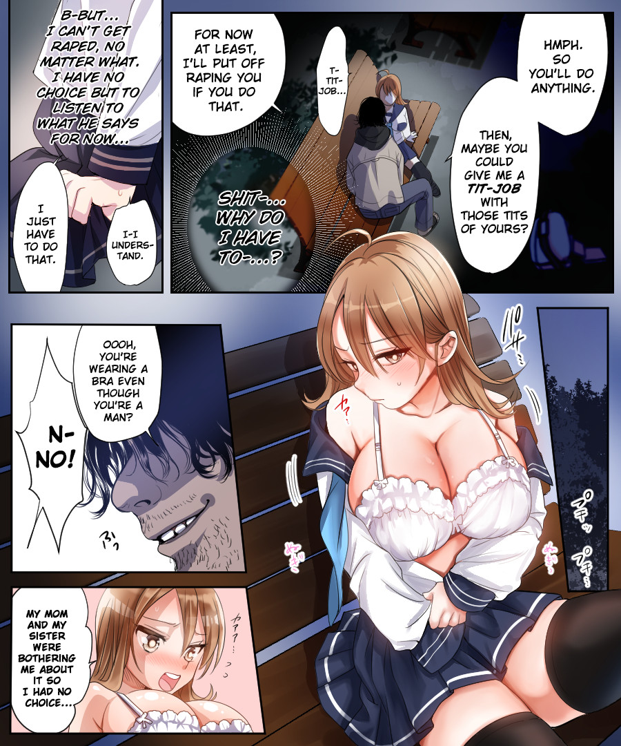 Hentai Manga Comic-The Story of How a TS Girl That Won't Be Able to Go Back to Being a Man if Fucked Is Assaulted by a Rapist and Desperately Flirts With Him in Order to Protect Her Virg...-Read-14